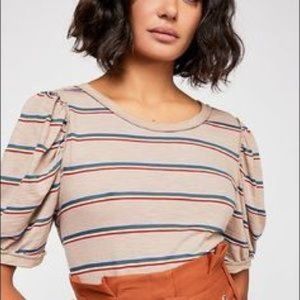 Free People We The Free Molly Striped Crop Top